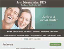 Tablet Screenshot of nicewandersmiles.com